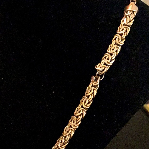 Byzantine, made in turkey”14k Gold plated Necklace (925)🌹🌹🌹 - Picture 3 of 3